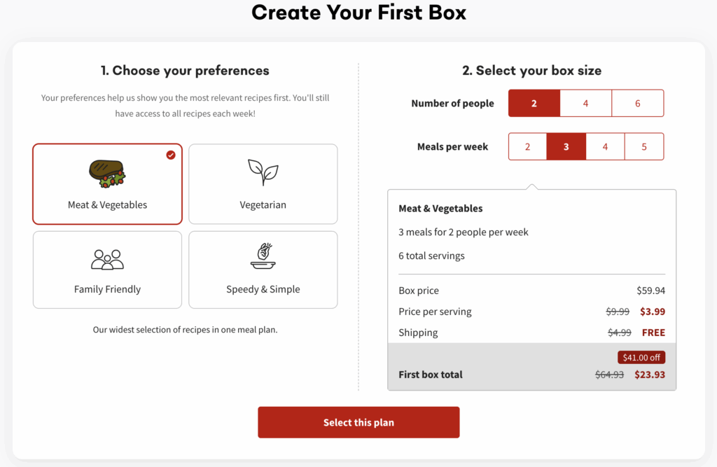 chefs plate login - registration process